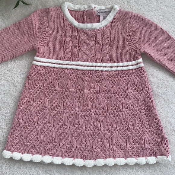 Catherine Malandrino Sweater Dress Dusty Pink 3-6M EUC - Picture 2 of 8